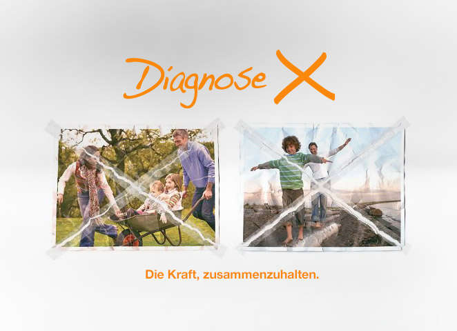 Die Bayerische - Diagnose X Bildkonzept